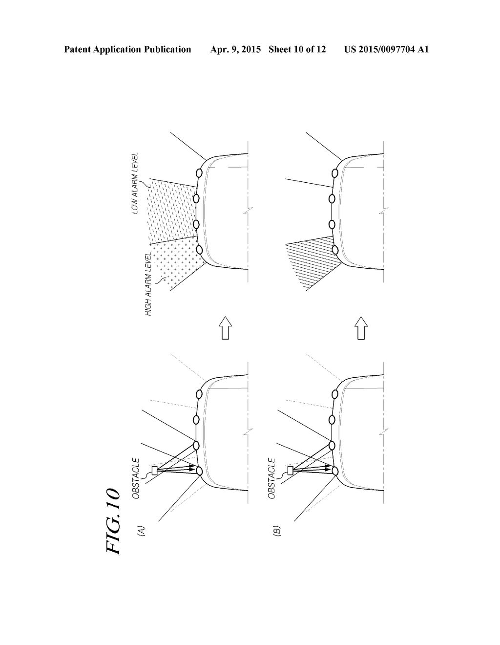 METHOD AND APPARATUS OF DETERMINING POSITION OF OBSTACLE, AND PARKING     ASSIST METHOD AND SYSTEM - diagram, schematic, and image 11