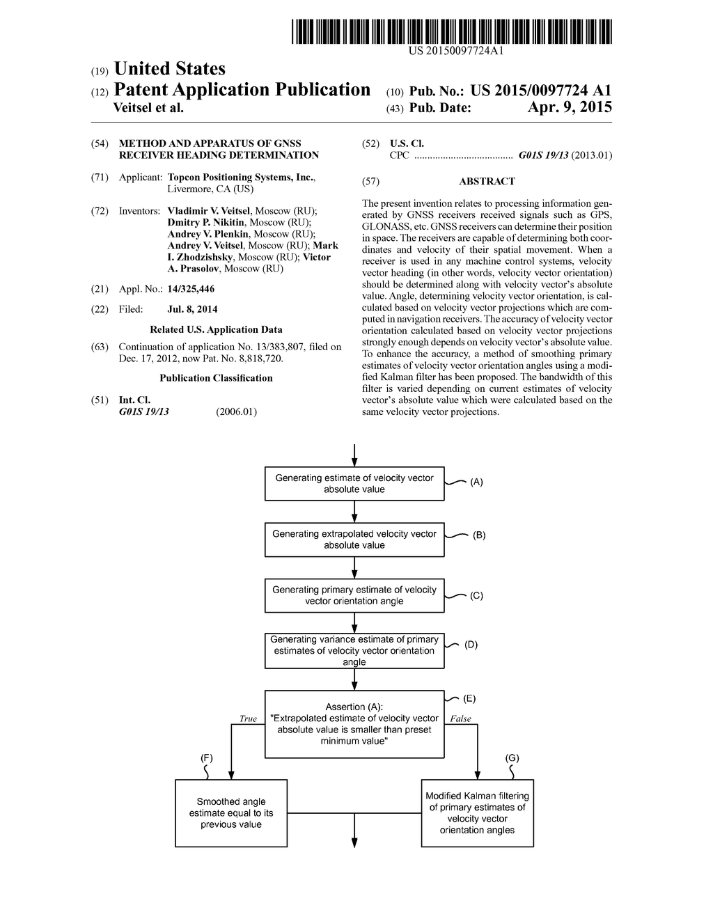 METHOD AND APPARATUS OF GNSS RECEIVER HEADING DETERMINATION - diagram, schematic, and image 01