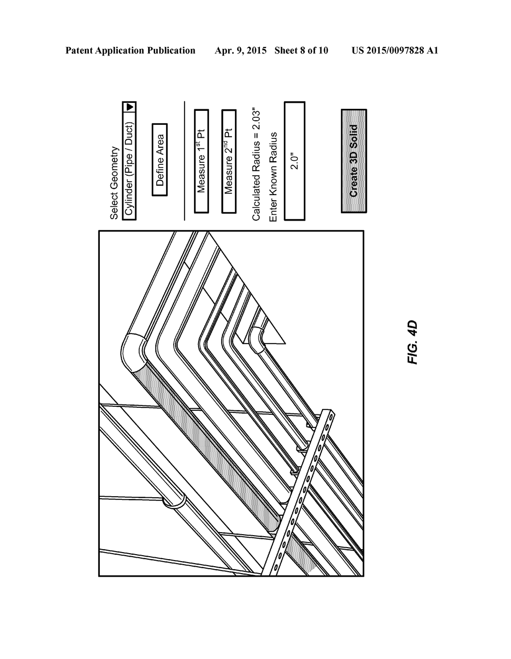 METHOD AND SYSTEM FOR 3D MODELING USING FEATURE DETECTION - diagram, schematic, and image 09