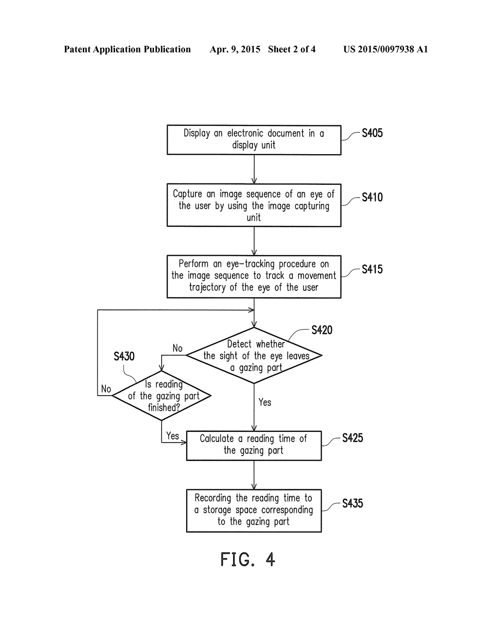 METHOD AND APPARATUS FOR RECORDING READING BEHAVIOR - diagram, schematic, and image 03