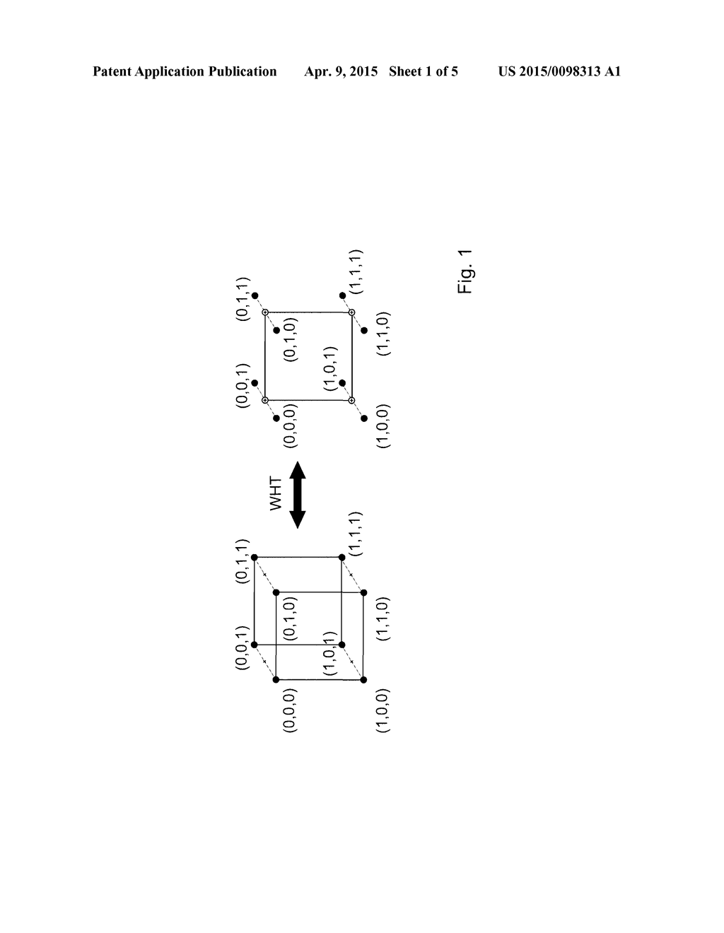 METHOD FOR DETERMINING THE WALSH-HADAMARD TRANSFORM OF N SAMPLES OF A     SIGNAL AND APPARATUS FOR PERFORMING THE SAME - diagram, schematic, and image 02