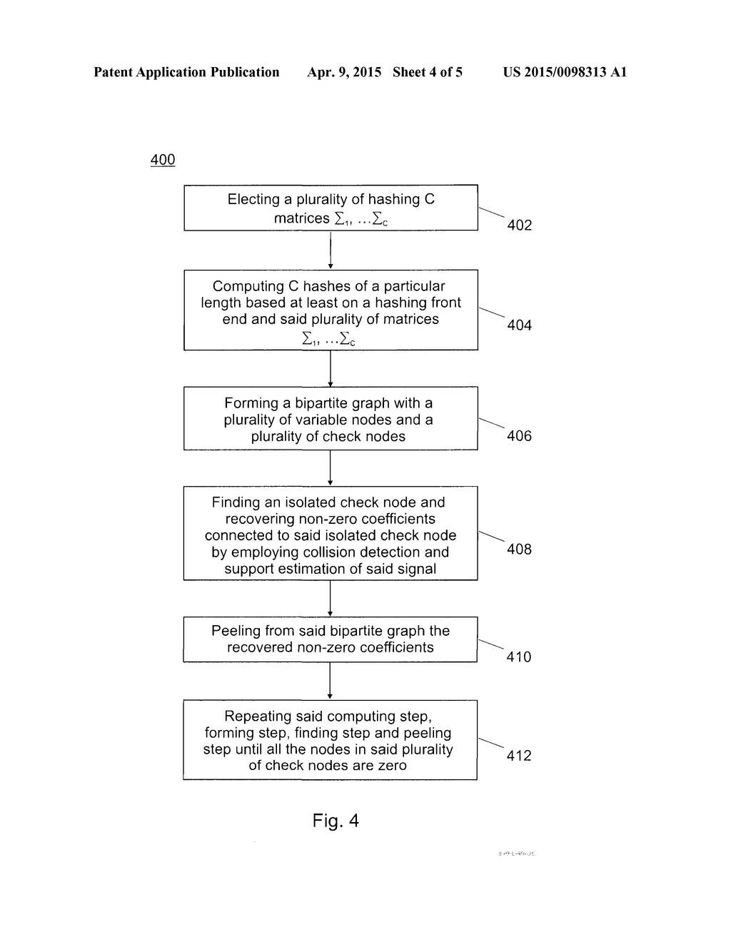 METHOD FOR DETERMINING THE WALSH-HADAMARD TRANSFORM OF N SAMPLES OF A     SIGNAL AND APPARATUS FOR PERFORMING THE SAME - diagram, schematic, and image 05