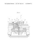 DEVICE FOR RAISING AND LOWERING A SPARE WHEEL OF A VEHICLE diagram and image