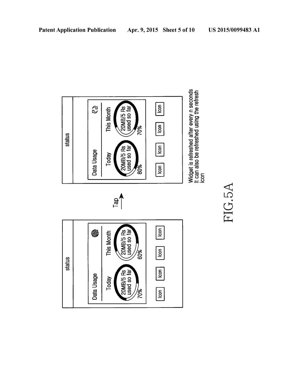 SYSTEM AND METHOD FOR DATA USAGE MANAGEMENT IN AN ELECTRONIC DEVICE - diagram, schematic, and image 06