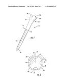 GOLF TEE WITH SUPPORT PRONGS diagram and image