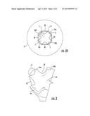 GOLF TEE WITH SUPPORT PRONGS diagram and image