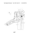 DEVICE FOR STOPPING THE LATERAL DISPLACEMENT OF A BICYCLE CHAIN diagram and image