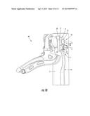 DEVICE FOR STOPPING THE LATERAL DISPLACEMENT OF A BICYCLE CHAIN diagram and image