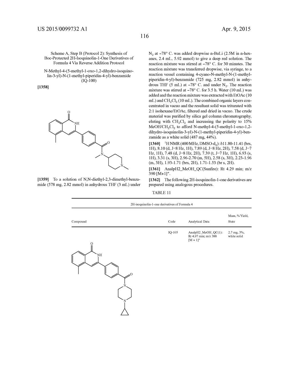 3-ARYL-5-SUBSTITUTED-ISOQUINOLIN-1-ONE COMPOUNDS AND THEIR THERAPEUTIC USE - diagram, schematic, and image 117