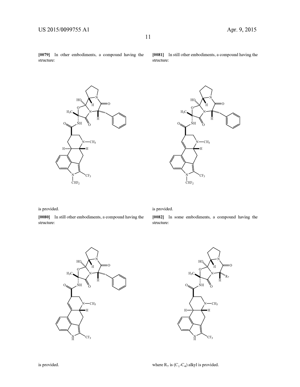 NOVEL FLUOROERGOLINE ANALOGS - diagram, schematic, and image 16