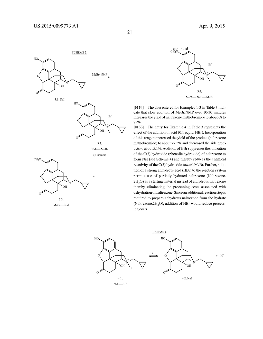 PROCESS FOR THE PREPARATION OF QUATERNARY N-ALKYL MORPHINAN ALKALOID SALTS - diagram, schematic, and image 22