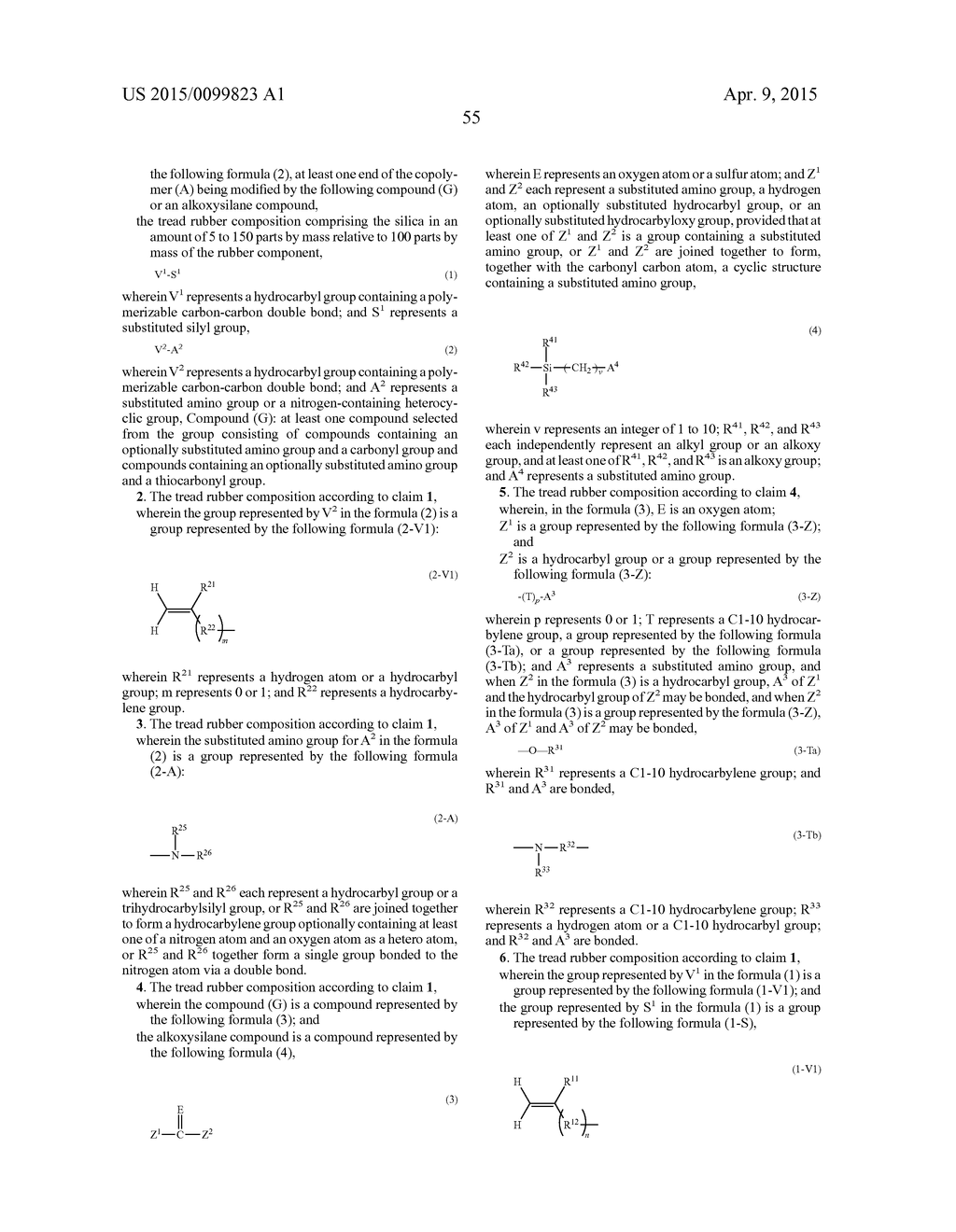 TREAD RUBBER COMPOSITION AND PNEUMATIC TIRE - diagram, schematic, and image 56