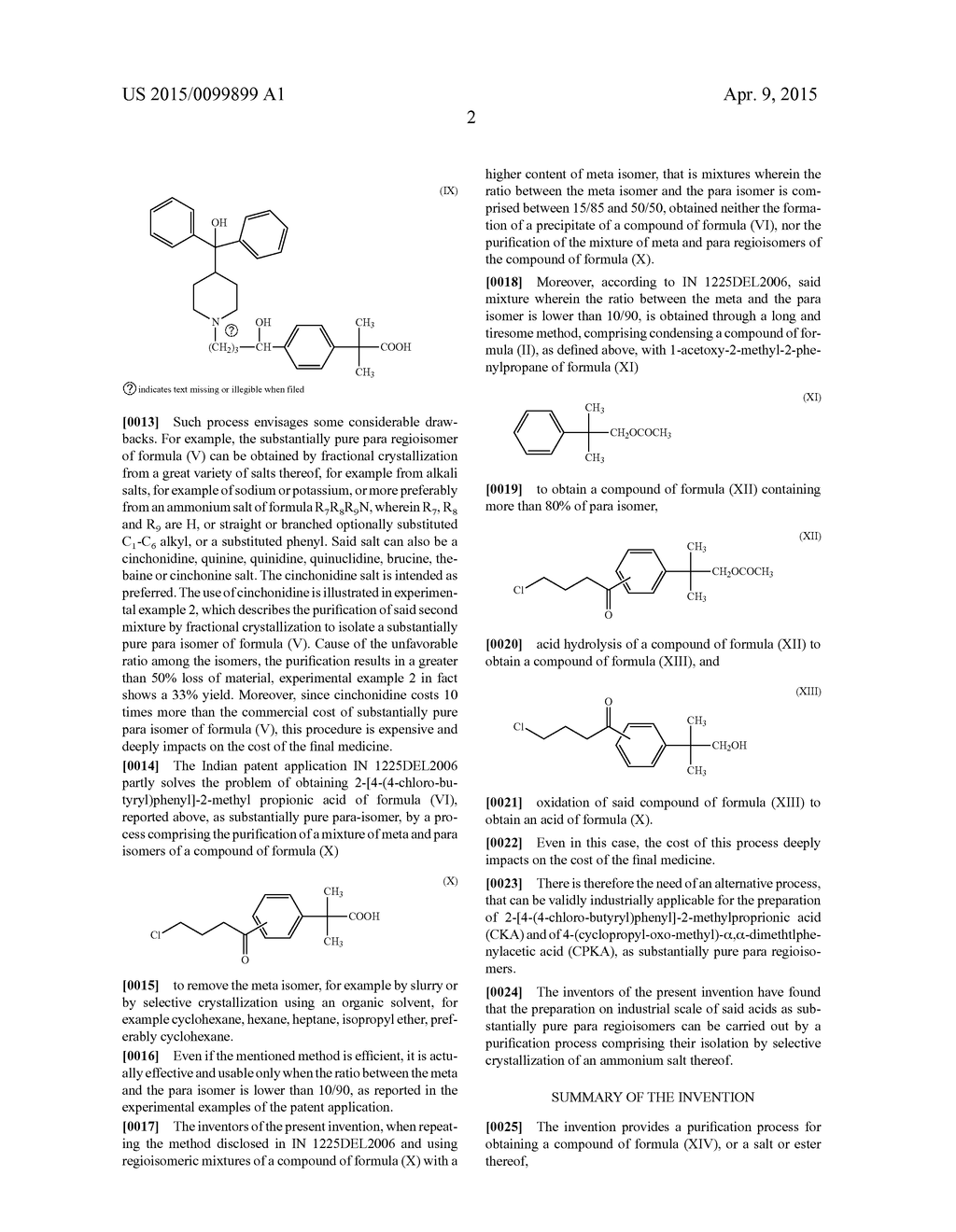PROCESS FOR THE PURIFICATION OF 2-PHENYL-2-METHYL-PROPANOIC ACID     DERIVATIVES - diagram, schematic, and image 03