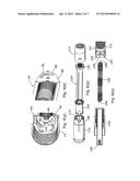 INJECTION DEVICES USING A RESILIENTLY COMPRESSIBLE TORSION SPRING AS     DRIVING FORCE diagram and image