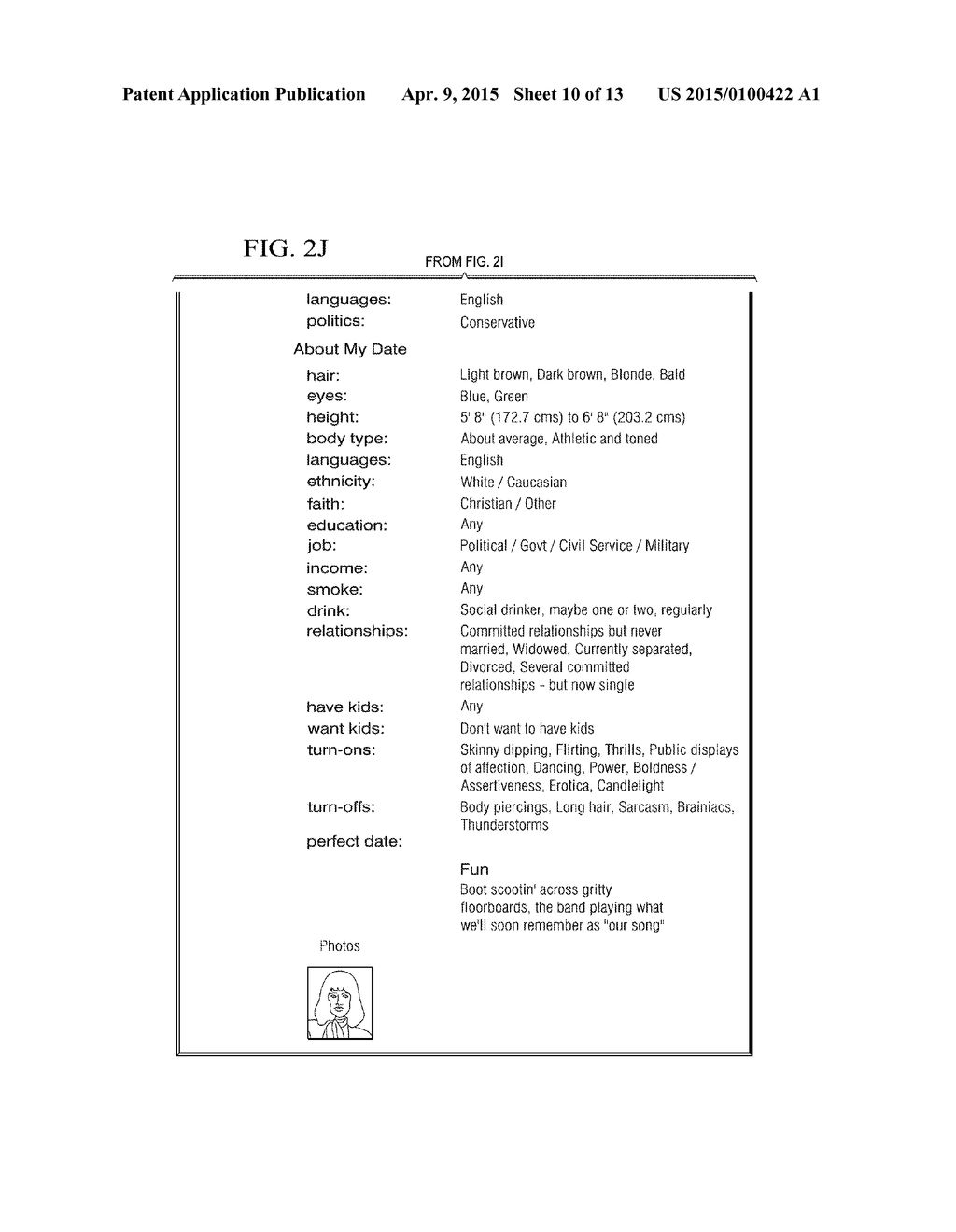 SYSTEM AND METHOD FOR PROMOTING A PROFILE OF A PARTICULAR USER IN A     NETWORK ENVIRONMENT - diagram, schematic, and image 11