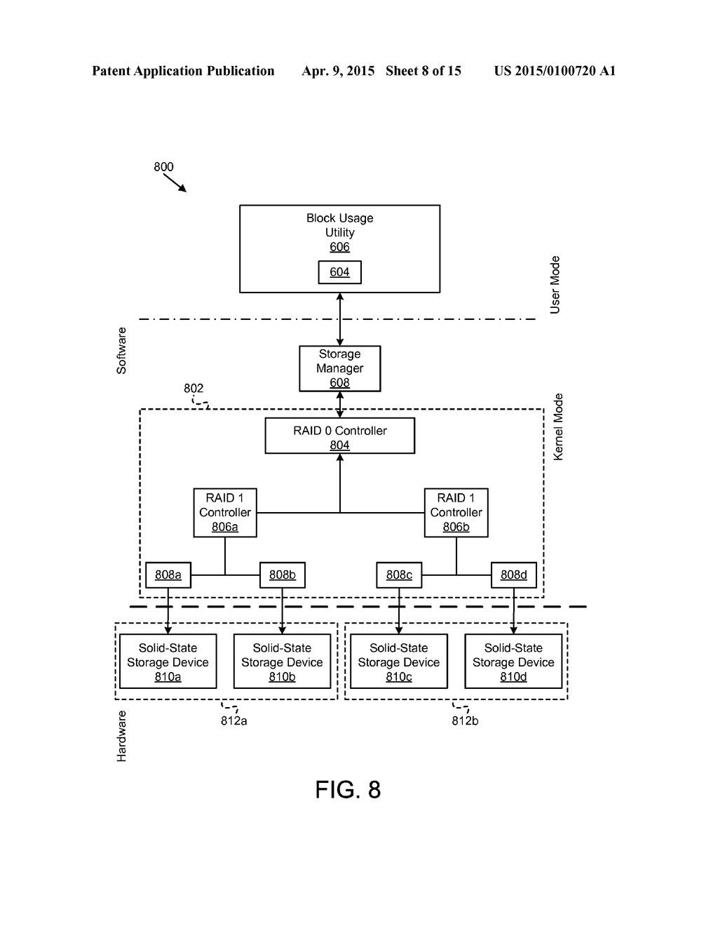 APPARATUS, SYSTEM, AND METHOD FOR DATA BLOCK USAGE INFORMATION     SYNCHRONIZATION FOR A NON-VOLATILE STORAGE VOLUME - diagram, schematic, and image 09