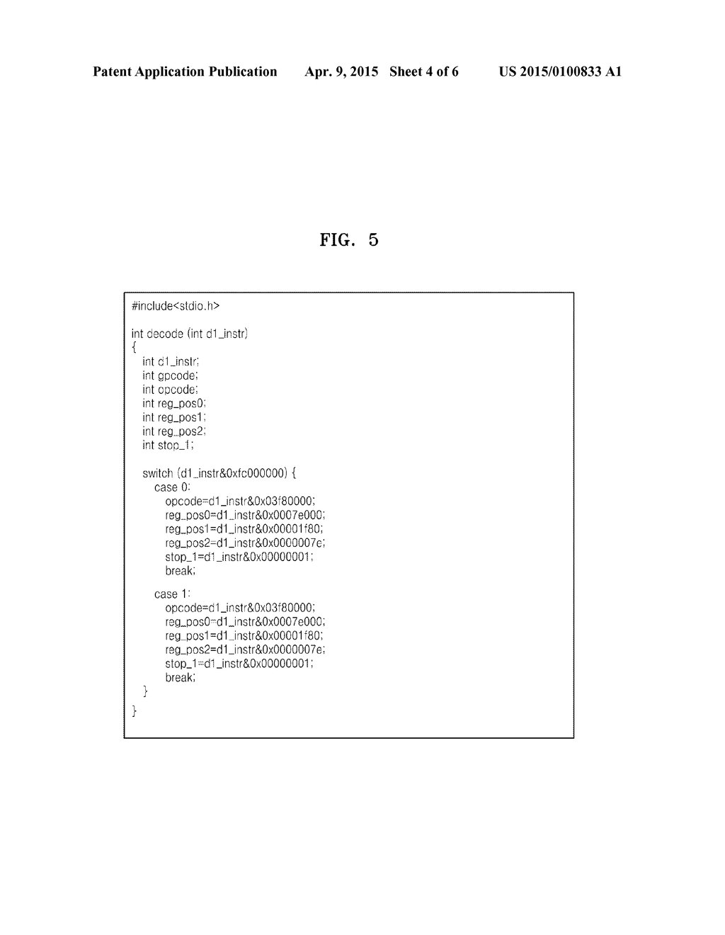 METHOD AND APPARATUS FOR GENERATING TEST BENCH FOR VERIFICATION OF     PROCESSOR DECODER - diagram, schematic, and image 05