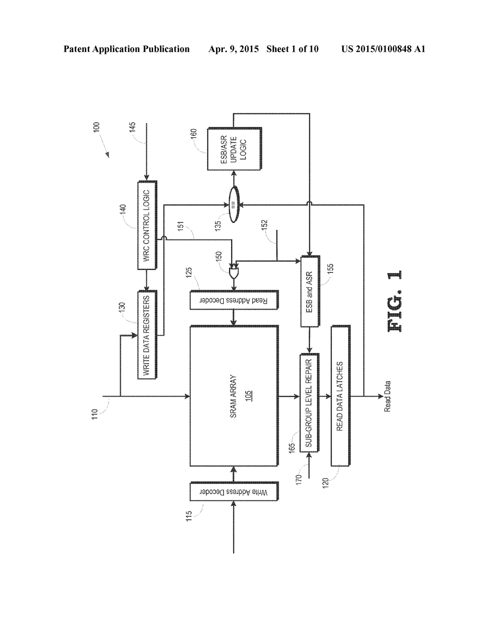 DETECTING AND CORRECTING HARD ERRORS IN A MEMORY ARRAY - diagram, schematic, and image 02