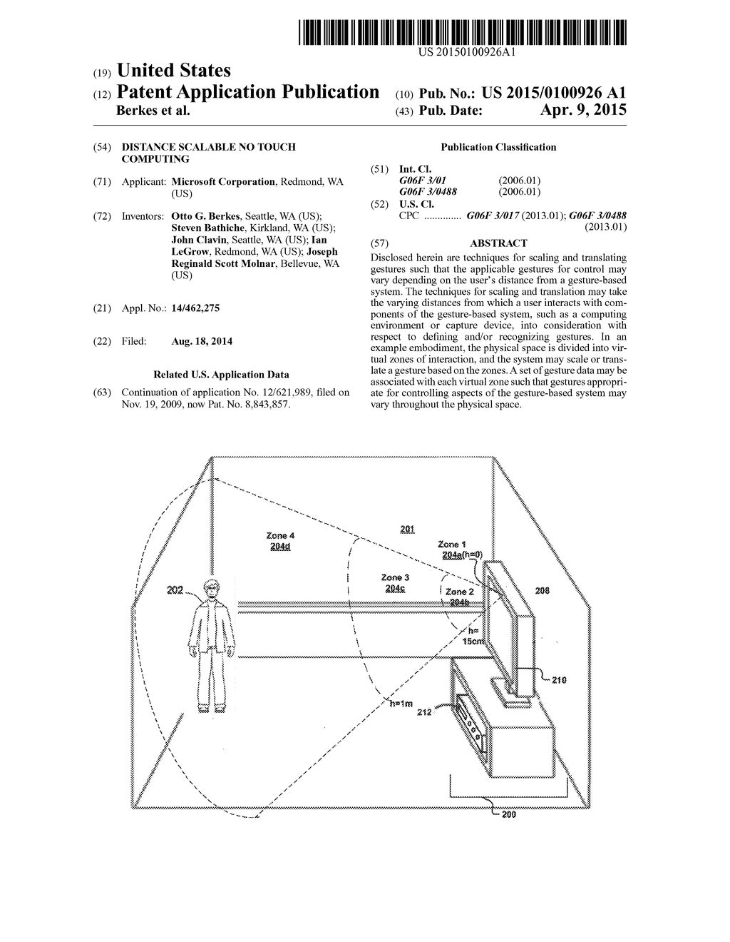 DISTANCE SCALABLE NO TOUCH COMPUTING - diagram, schematic, and image 01