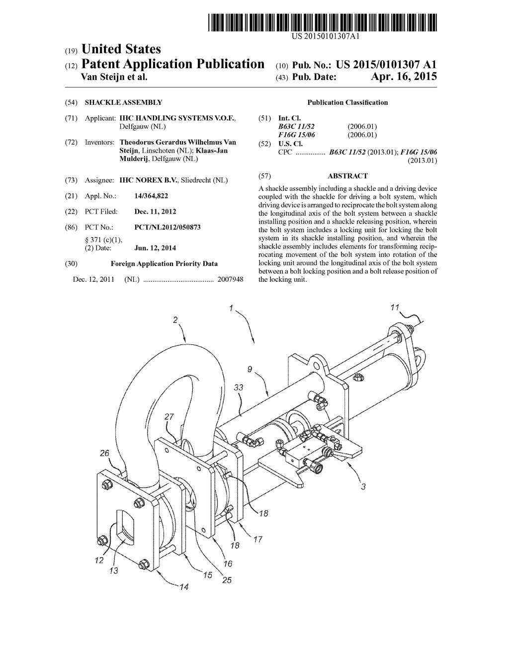 SHACKLE ASSEMBLY - diagram, schematic, and image 01