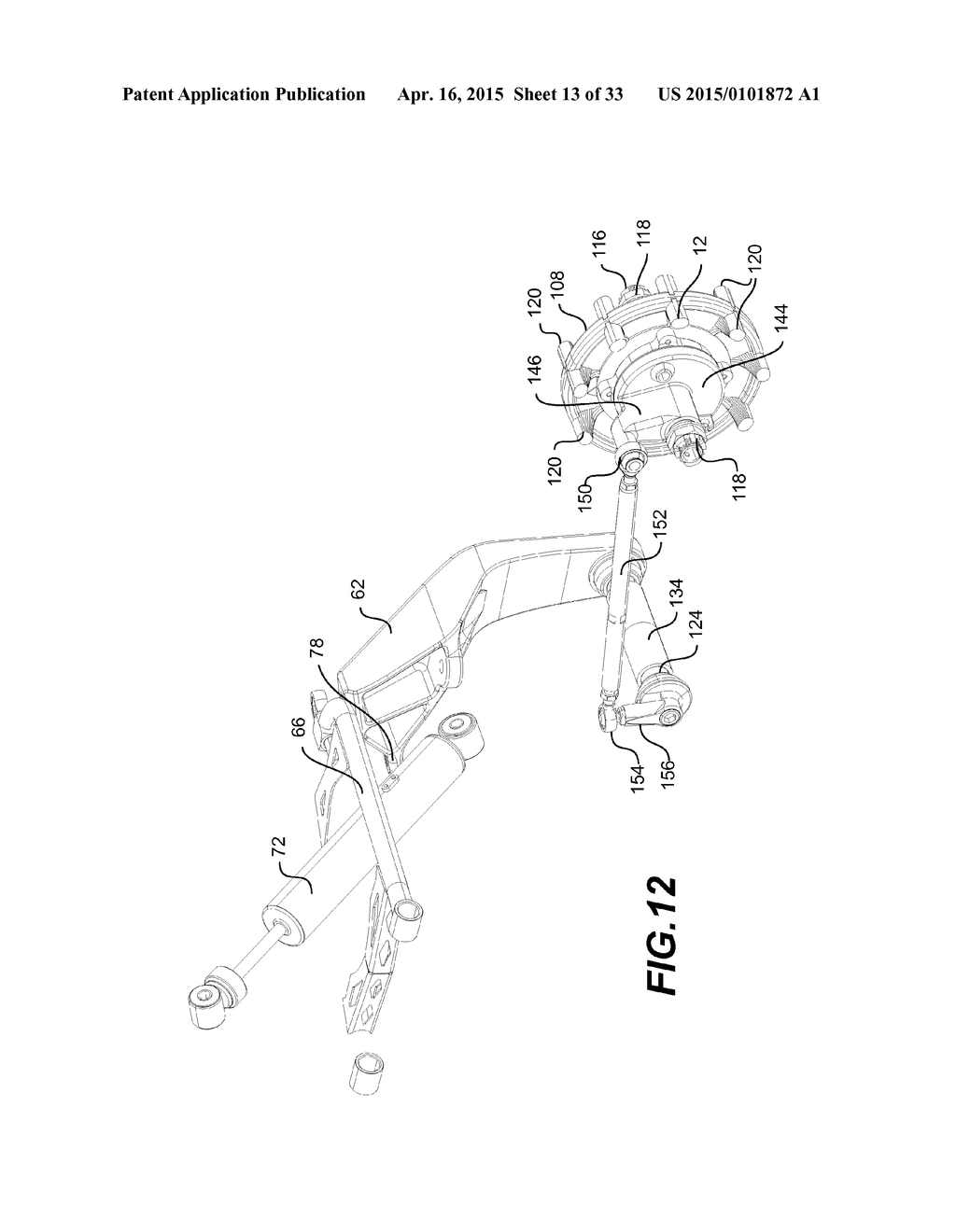 FRONT TRACK ASSEMBLY FOR A SNOWMOBILE - diagram, schematic, and image 14