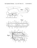 MOUNTING DEVICE FOR MOUNTING A FLEXIBLE TANK INSIDE A COMPARTMENT diagram and image