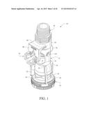 SPRINKLER WITH MULTI-FUNCTIONAL, SIDE-LOAD NOZZLE INSERT WITH BALL-TYPE     VALVE diagram and image