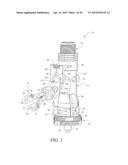 SPRINKLER WITH MULTI-FUNCTIONAL, SIDE-LOAD NOZZLE INSERT WITH BALL-TYPE     VALVE diagram and image