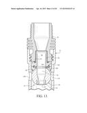 SPRINKLER WITH MULTI-FUNCTIONAL, SIDE-LOAD NOZZLE INSERT WITH BALL-TYPE     VALVE diagram and image