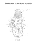 SPRINKLER WITH MULTI-FUNCTIONAL, SIDE-LOAD NOZZLE INSERT WITH BALL-TYPE     VALVE diagram and image