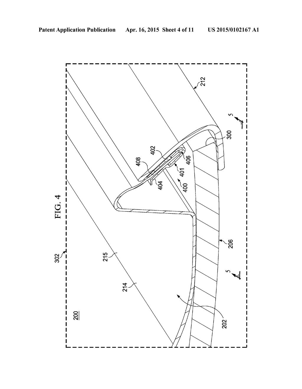 Method and Apparatus for Attaching a Trim to a Cover of a Bin Assembly - diagram, schematic, and image 05