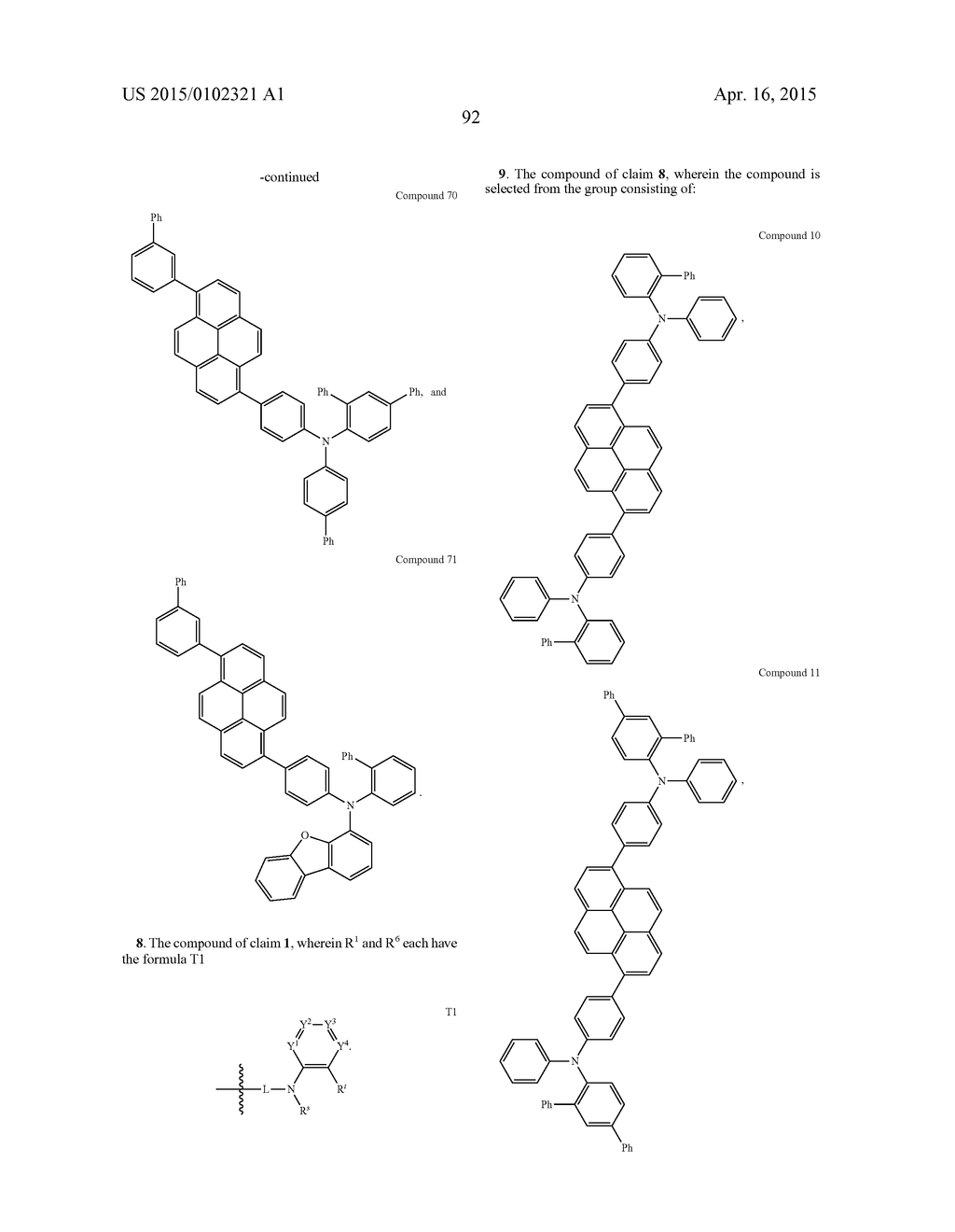 ORGANIC ELECTROLUMINESCENT MATERIALS AND DEVICES - diagram, schematic, and image 96