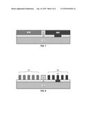 FORMING FINS OF DIFFERENT MATERIALS ON THE SAME SUBSTRATE diagram and image