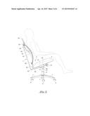 DYNAMIC LUMBAR SUPPORT FOR A CHAIR diagram and image