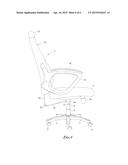 DYNAMIC LUMBAR SUPPORT FOR A CHAIR diagram and image