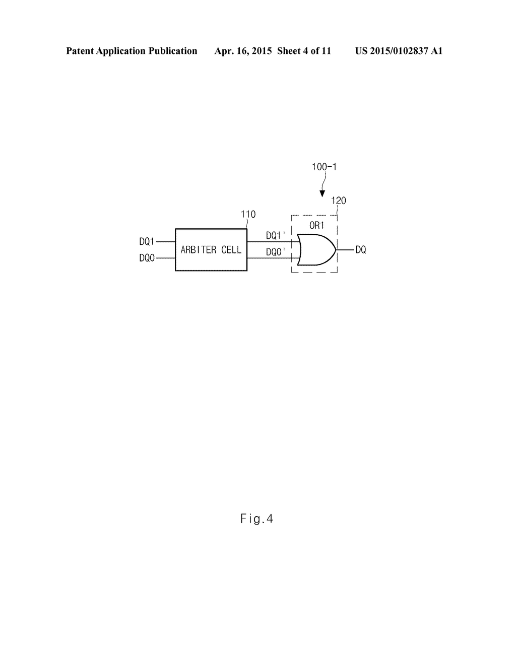 SEMICONDUCTOR DEVICE INCLUDING AN ARBITER CELL - diagram, schematic, and image 05