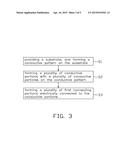 LIQUID CRYSTAL DISPLAY PANEL AND METHOD FOR MANUFACTURING THE SAME HAVING     A FIRST CONDUCTIVE UNIT COMPRISING AT LEAST TWO CONDUCTIVE PORTIONS     HAVING A RESISTIVITY THAT EXCEEDS THAT OF AT LEAST TWO SECOND CONNECTING     PORTIONS OF THE FIRST CONDUCTIVE UNIT diagram and image