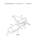 Telescopic, Horizontally Rotatable Trouble Light Holder diagram and image