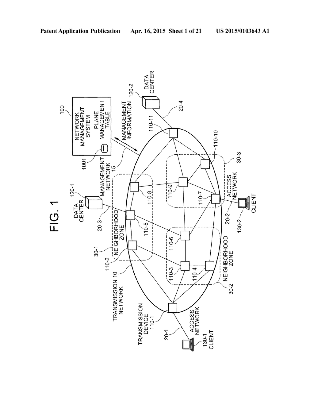 TRANSMISSION NETWORK AND TRANSMISSION NETWORK MANAGEMENT SYSTEM - diagram, schematic, and image 02