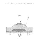 METHOD OF PRODUCING THIN FILM TRANSISTOR, THIN FILM TRANSISTOR, DISPLAY     DEVICE, IMAGE SENSOR, AND X-RAY SENSOR diagram and image