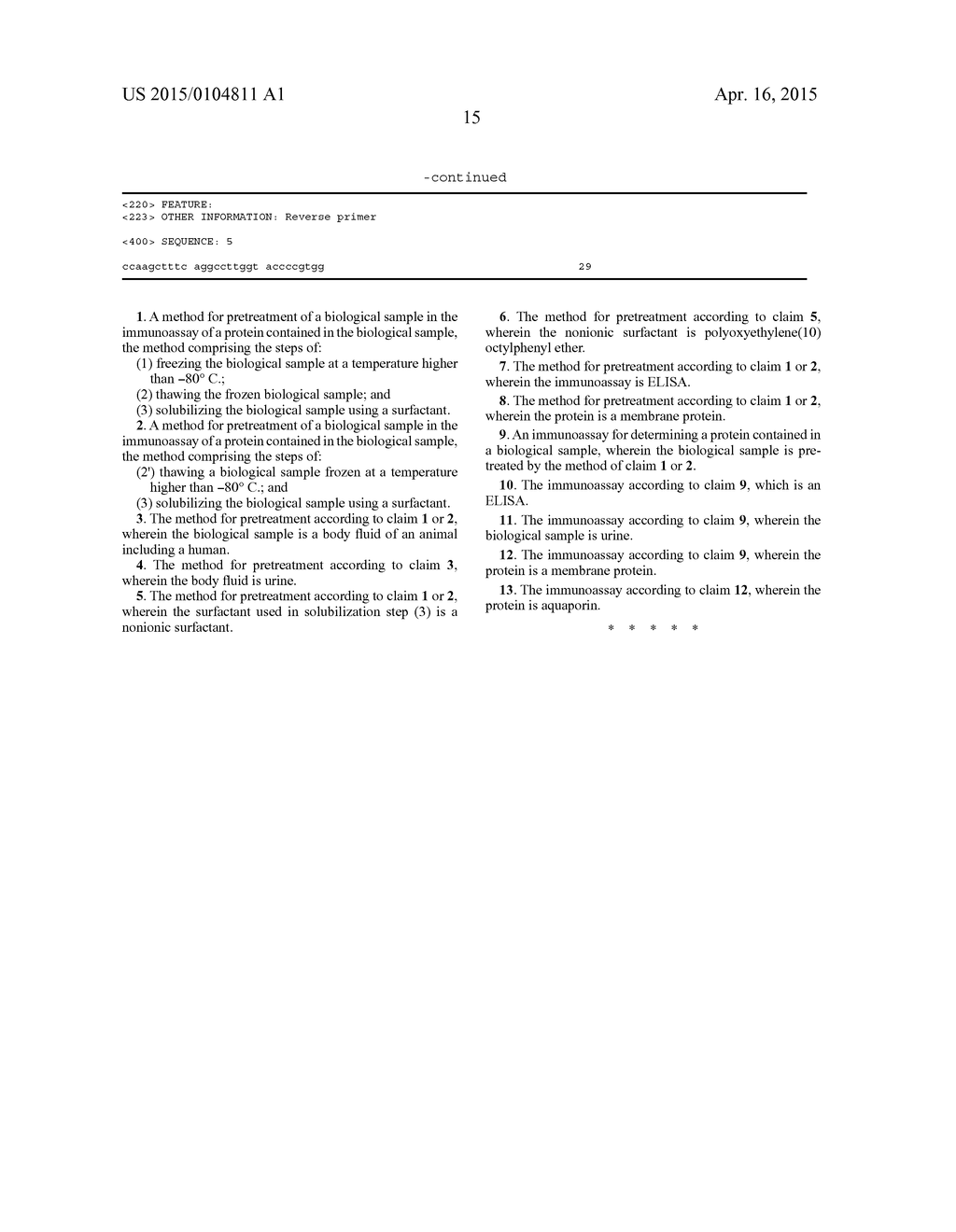 METHOD FOR PRETREATING BIOLOGICAL SAMPLE CONTAINING PROTEIN - diagram, schematic, and image 26