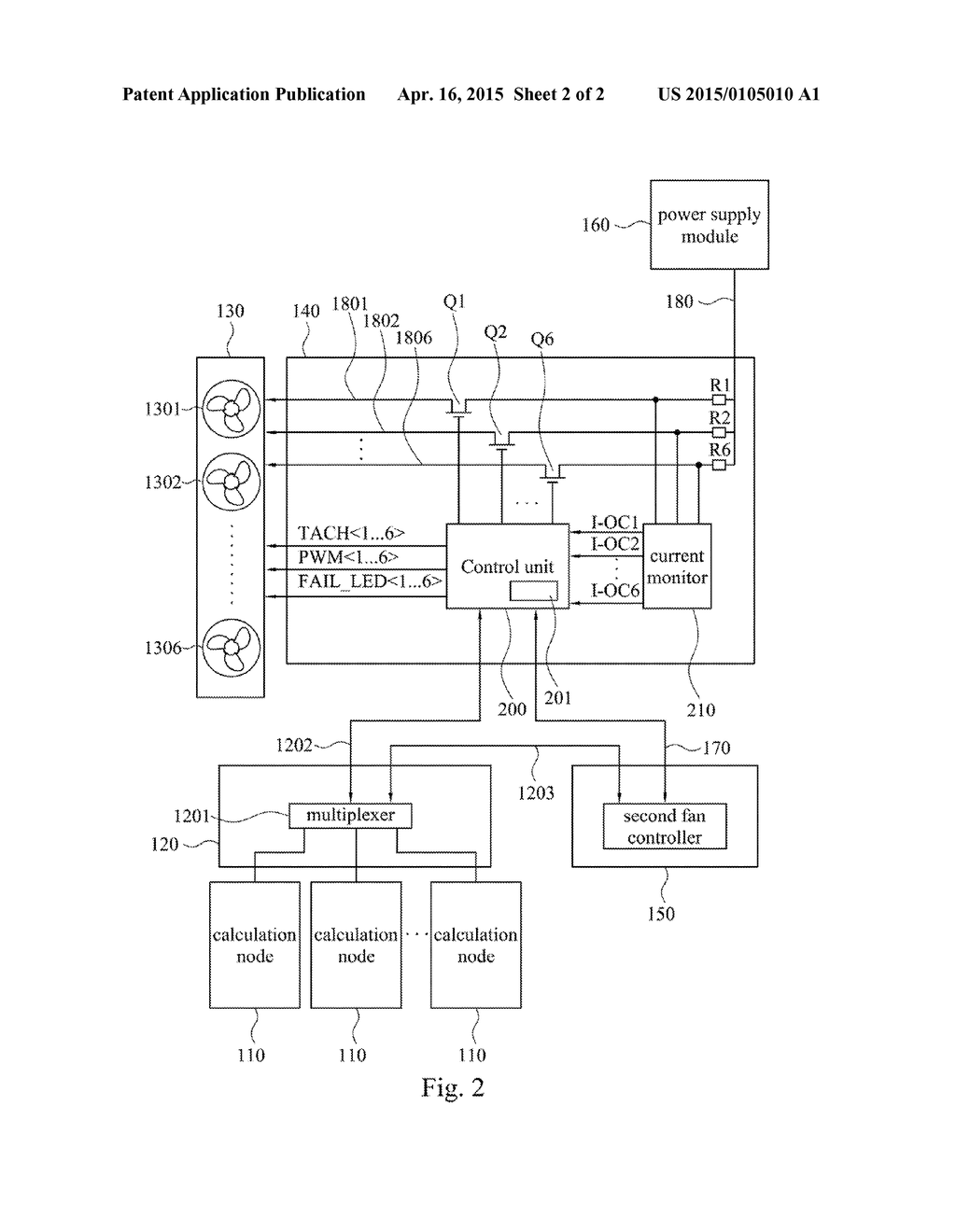 Fan Controller and Server System with the Fan controller - diagram, schematic, and image 03