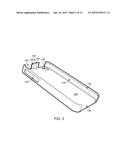 PROTECTIVE COVER FOR ELECTRONIC DEVICE WITH SURFACE FOR ATTACHING BUILDING     ELEMENTS diagram and image