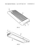 PROTECTIVE COVER FOR ELECTRONIC DEVICE WITH SURFACE FOR ATTACHING BUILDING     ELEMENTS diagram and image