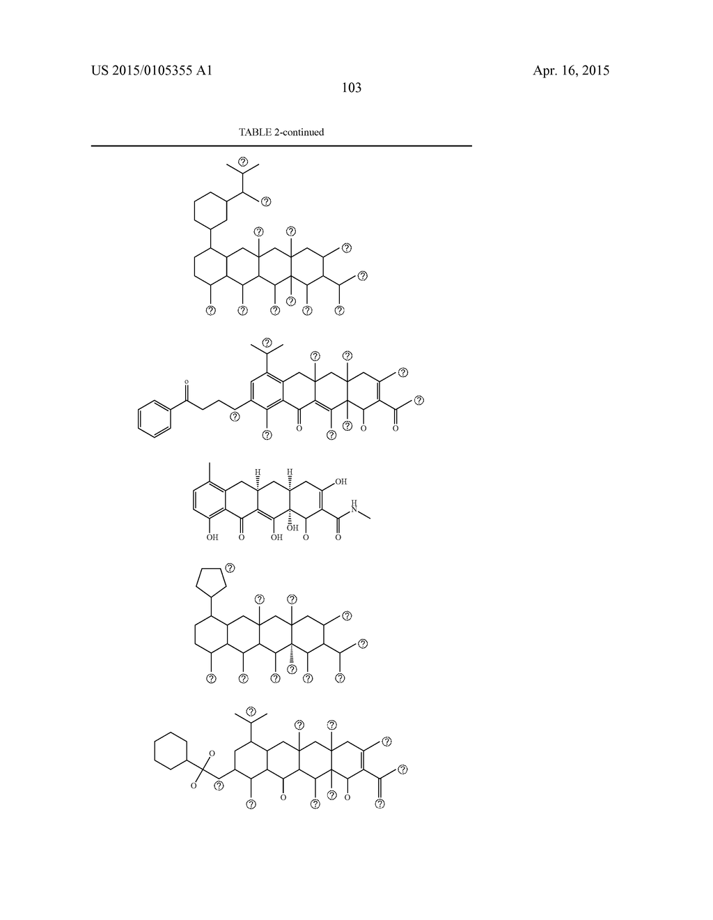 4-DEDIMETHYLAMINO TETRACYCLINE COMPOUNDS - diagram, schematic, and image 104