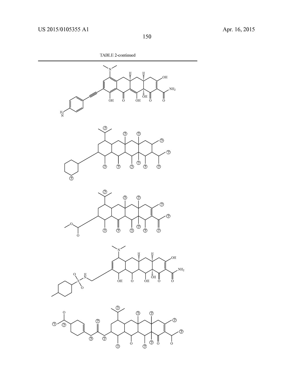 4-DEDIMETHYLAMINO TETRACYCLINE COMPOUNDS - diagram, schematic, and image 151