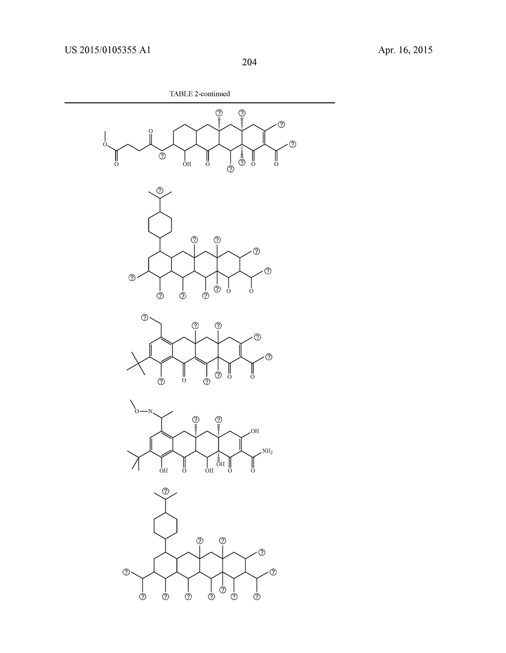 4-DEDIMETHYLAMINO TETRACYCLINE COMPOUNDS - diagram, schematic, and image 205