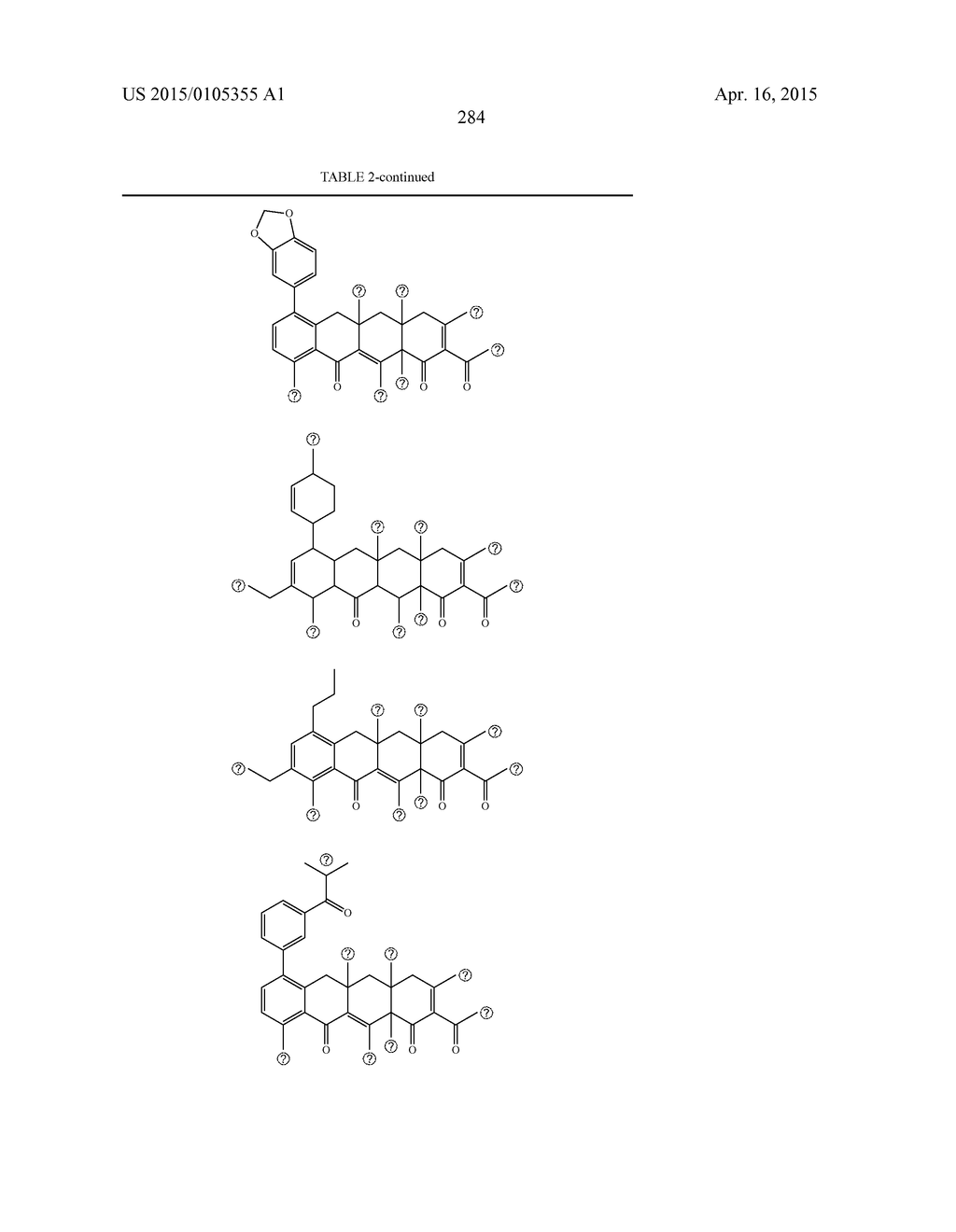 4-DEDIMETHYLAMINO TETRACYCLINE COMPOUNDS - diagram, schematic, and image 285