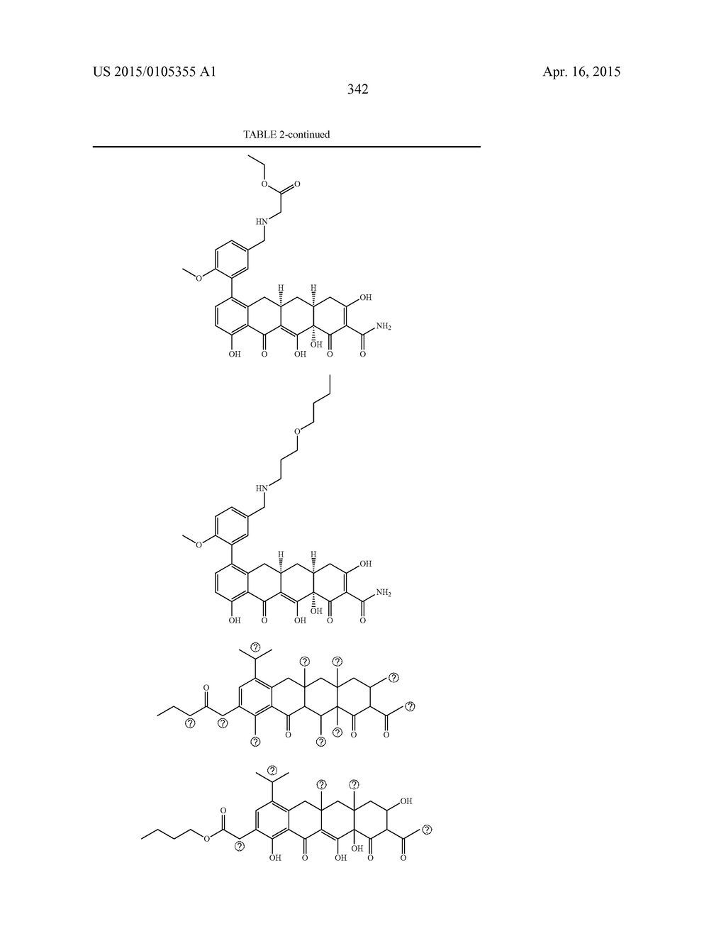 4-DEDIMETHYLAMINO TETRACYCLINE COMPOUNDS - diagram, schematic, and image 343