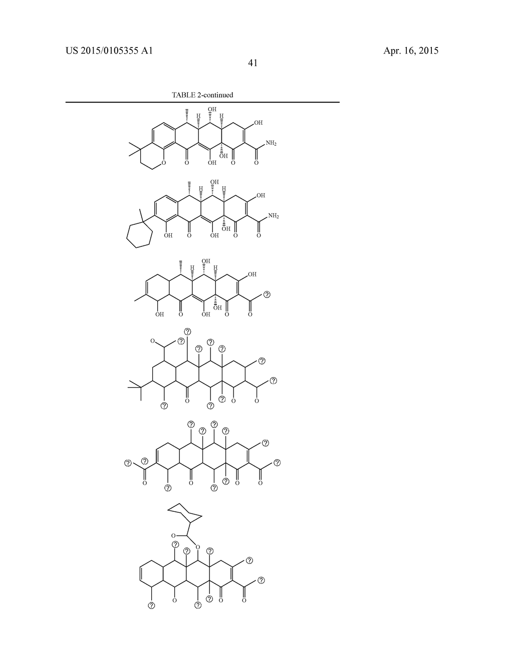 4-DEDIMETHYLAMINO TETRACYCLINE COMPOUNDS - diagram, schematic, and image 42